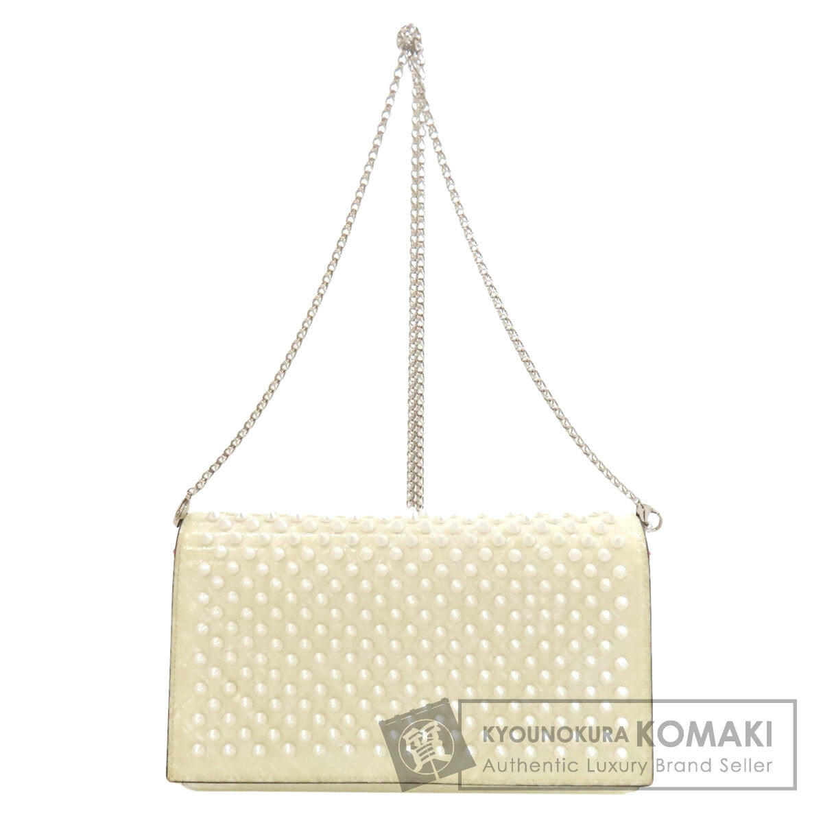 Christian Louboutin Studs Shoulder Bag Leather Ladies [Used]
