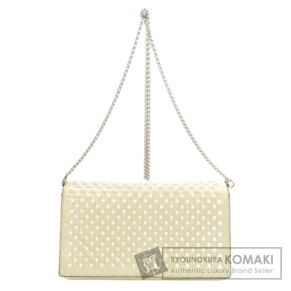 Christian Louboutin Studs Shoulder Bag Leather Ladies [Used]