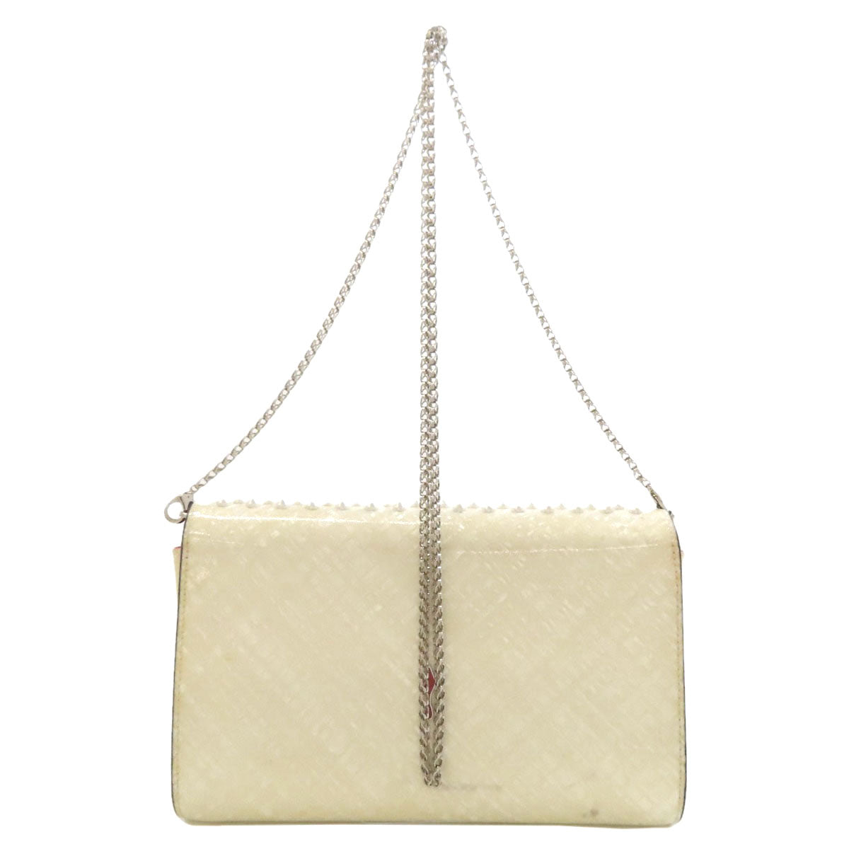 Christian Louboutin Studs Shoulder Bag Leather Ladies [Used]