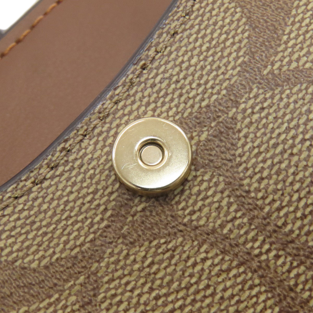 COACH C7397 South Fawn Signature Shoulder Bag PVC Ladies [Used]