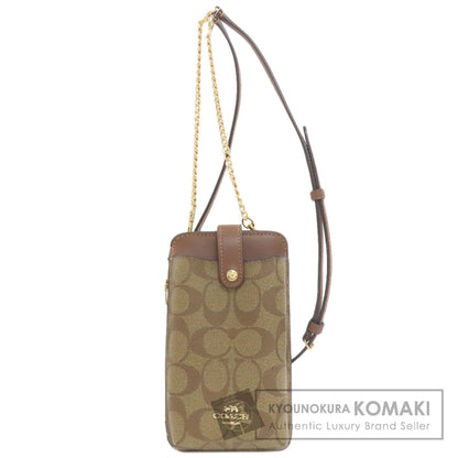 COACH C7397 South Fawn Signature Shoulder Bag PVC Ladies [Used]