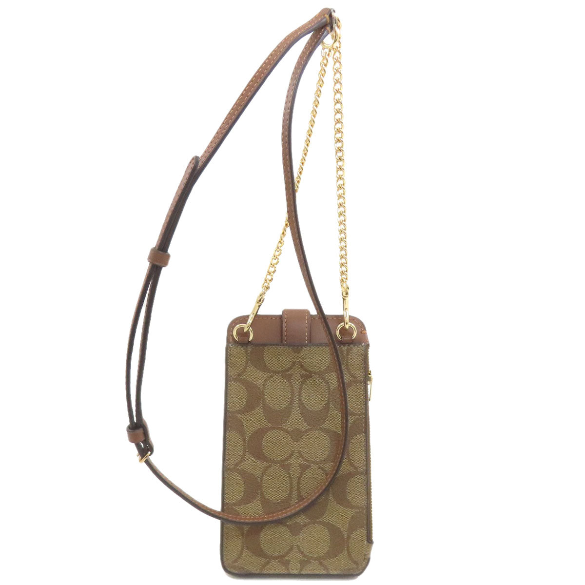 COACH C7397 South Fawn Signature Shoulder Bag PVC Ladies [Used]