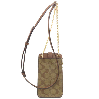 COACH C7397 South Fawn Signature Shoulder Bag PVC Ladies [Used]