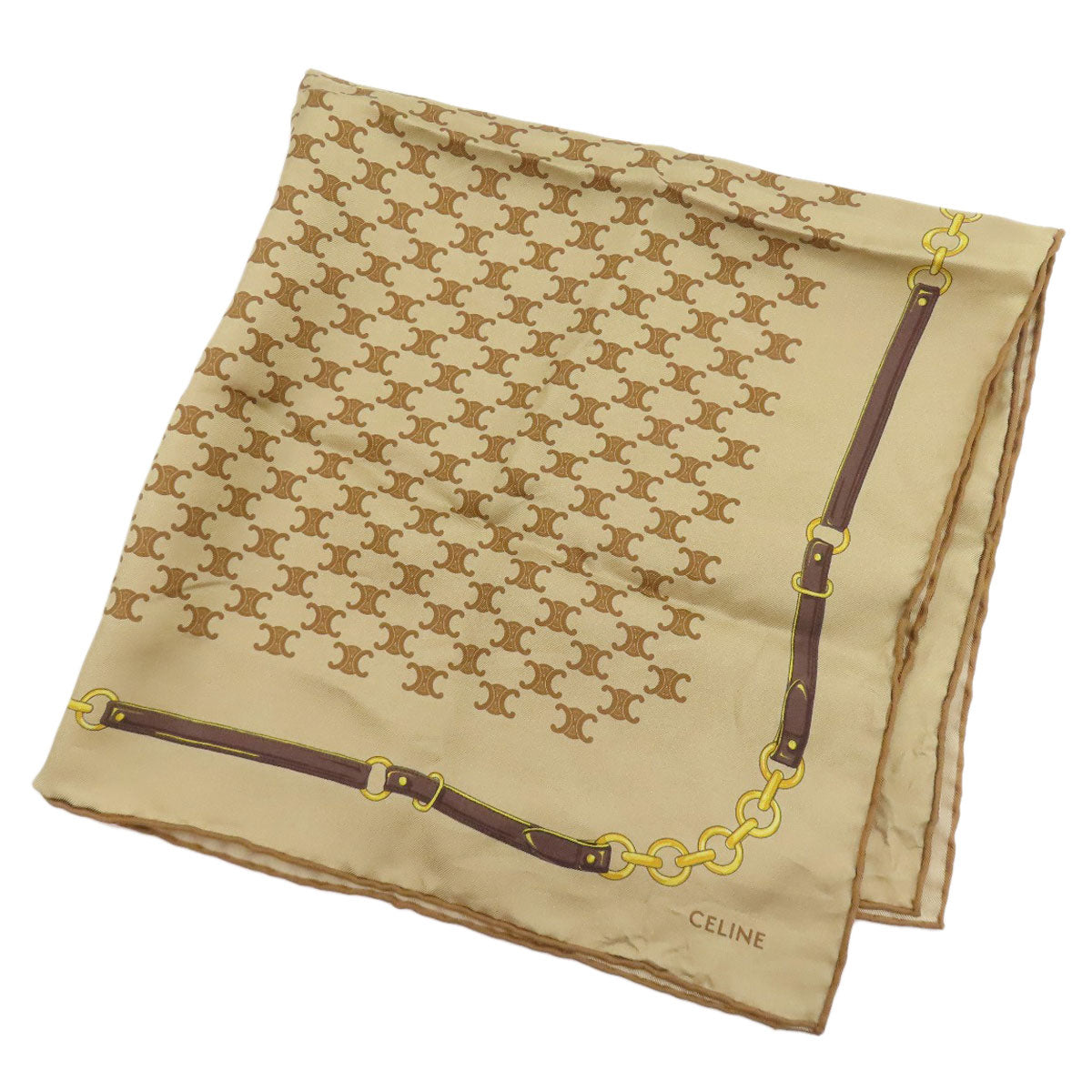CELINE Macadam Scarf Silk Ladies [Used]