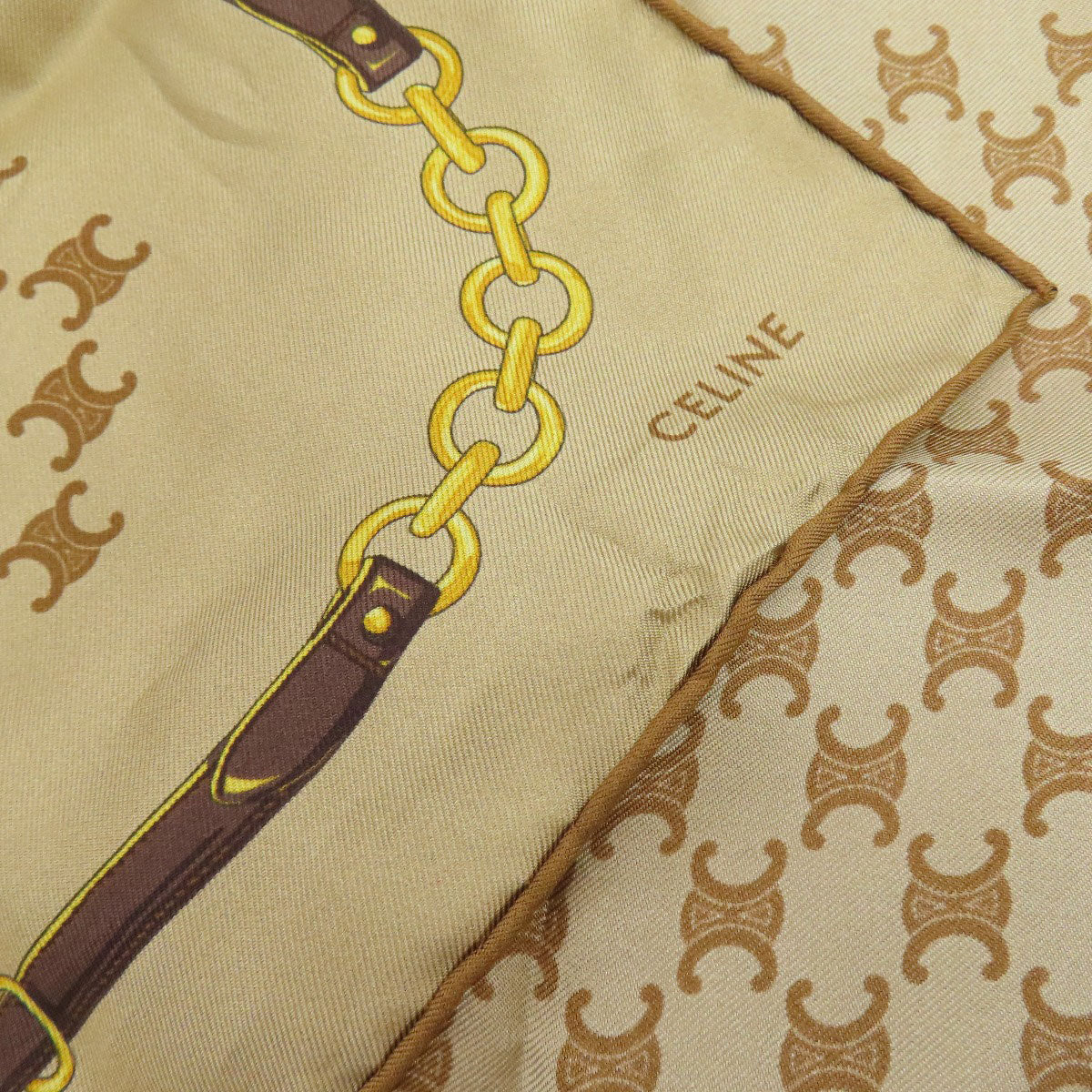 CELINE Macadam Scarf Silk Ladies [Used]