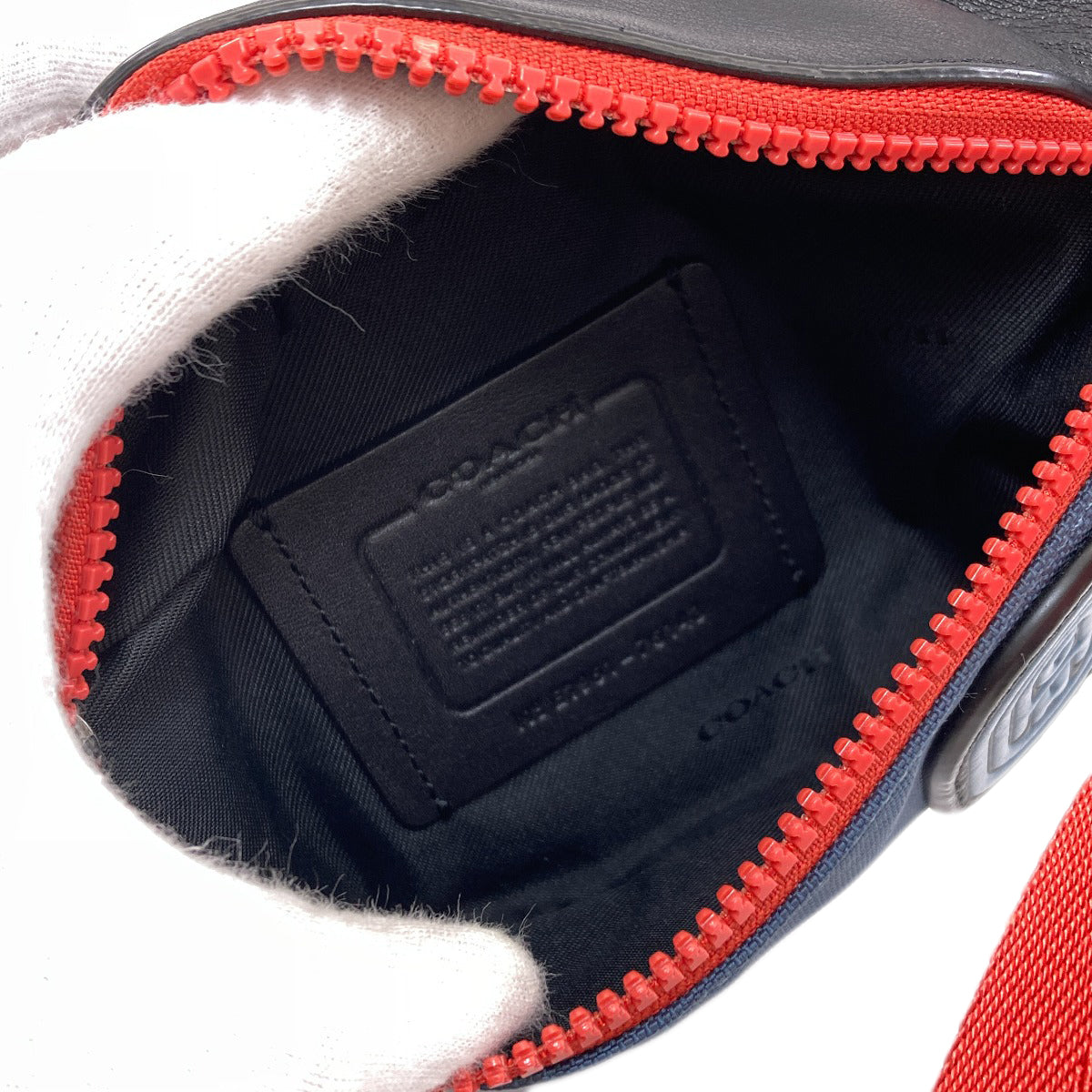 COACH 76143 logo body bag Leather CanvasLadies [Used]