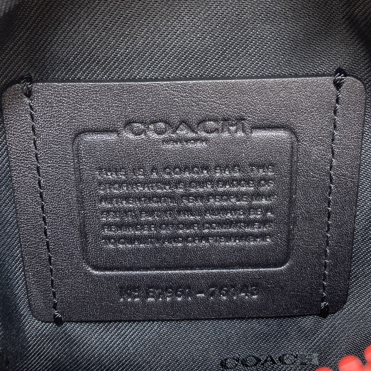 COACH 76143 logo body bag Leather CanvasLadies [Used]