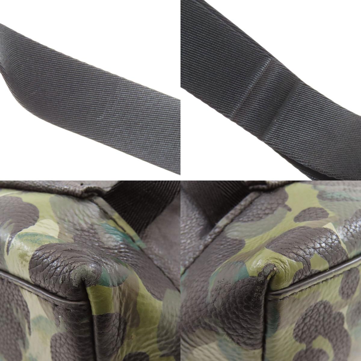COACH CA266 Camouflage 2WAY Shoulder Bag Leather PVCLadies [Used]