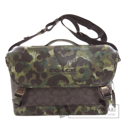 COACH CA266 Camouflage 2WAY Shoulder Bag Leather PVCLadies [Used]