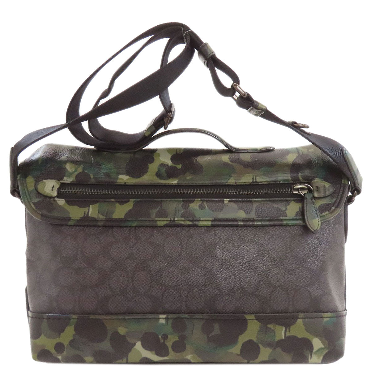 COACH CA266 Camouflage 2WAY Shoulder Bag Leather PVCLadies [Used]