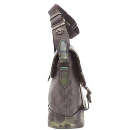 COACH CA266 Camouflage 2WAY Shoulder Bag Leather PVCLadies [Used]