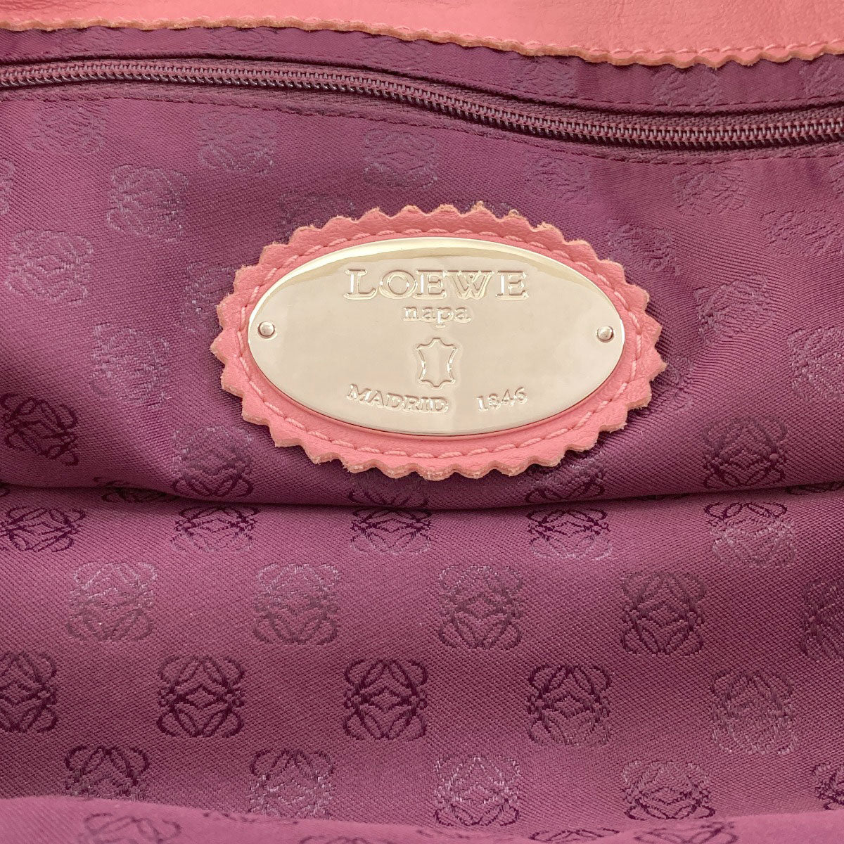 LOEWE logo Tote Bag Nappa leather Ladies [Used]