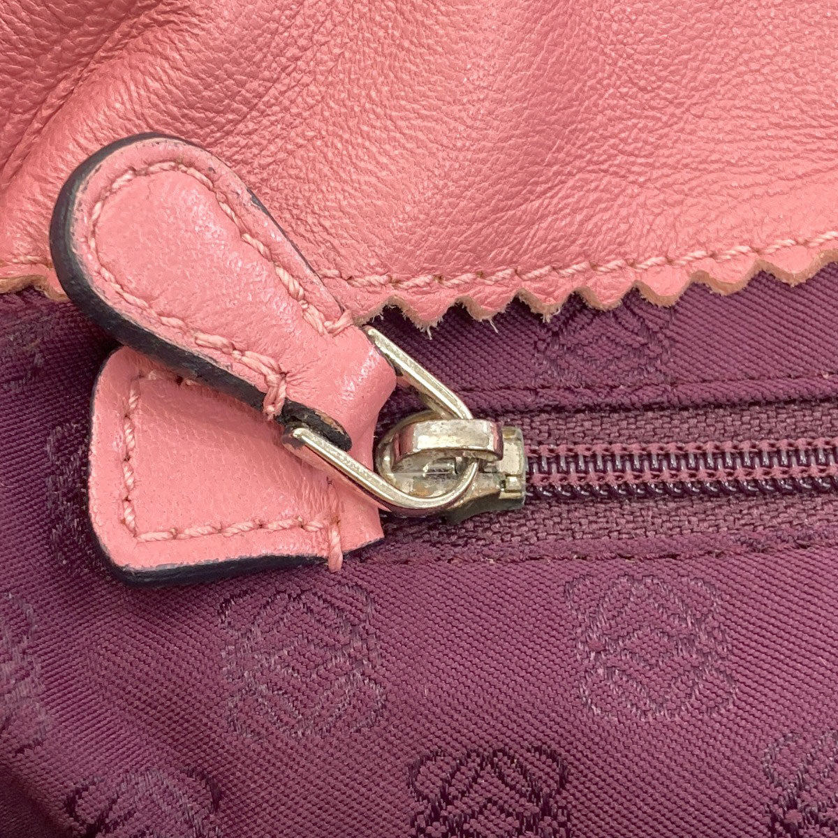 LOEWE logo Tote Bag Nappa leather Ladies [Used]