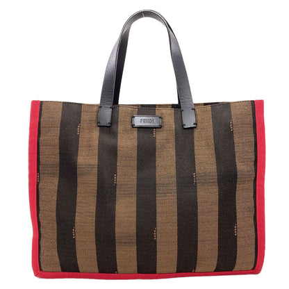 FENDI Pecan Handbag Canvas Ladies [Used]