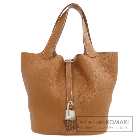 HERMES Picotin Lock MM SilverHardware Handbag Taurillon Clemence Ladies [Used]