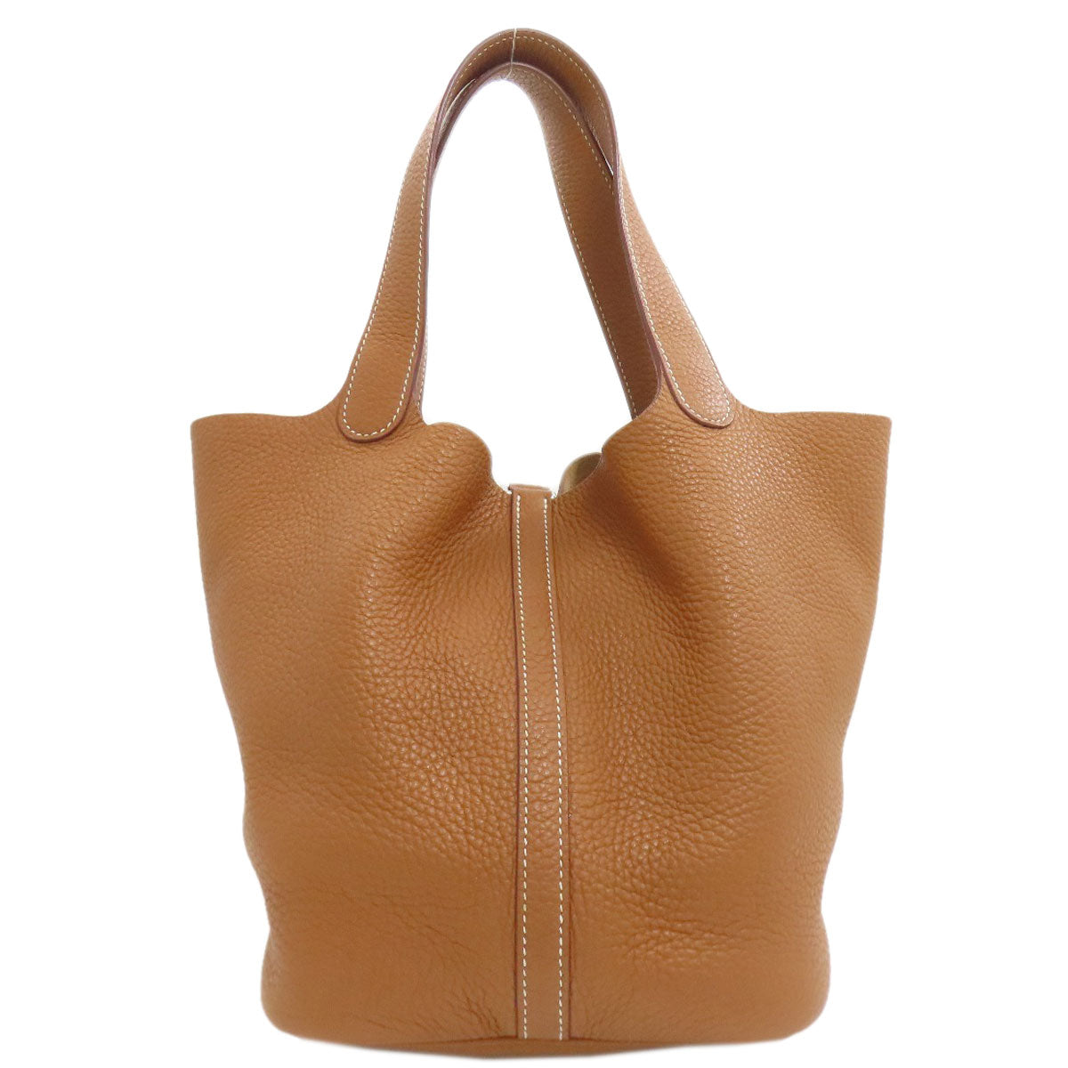 HERMES Picotin Lock MM SilverHardware Handbag Taurillon Clemence Ladies [Used]
