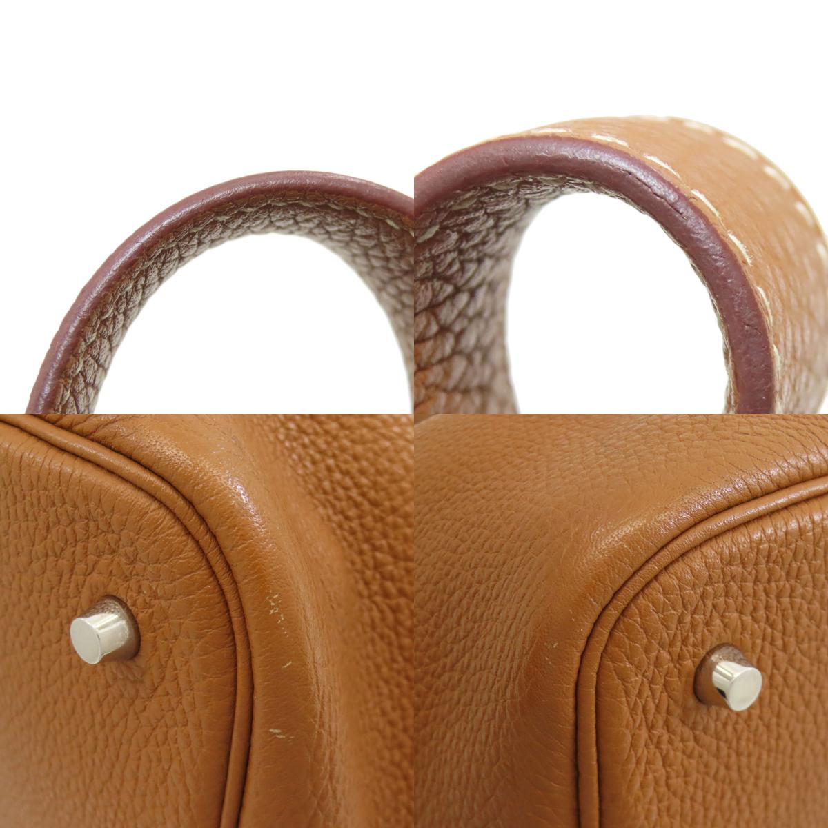 HERMES Picotin Lock MM SilverHardware Handbag Taurillon Clemence Ladies [Used]