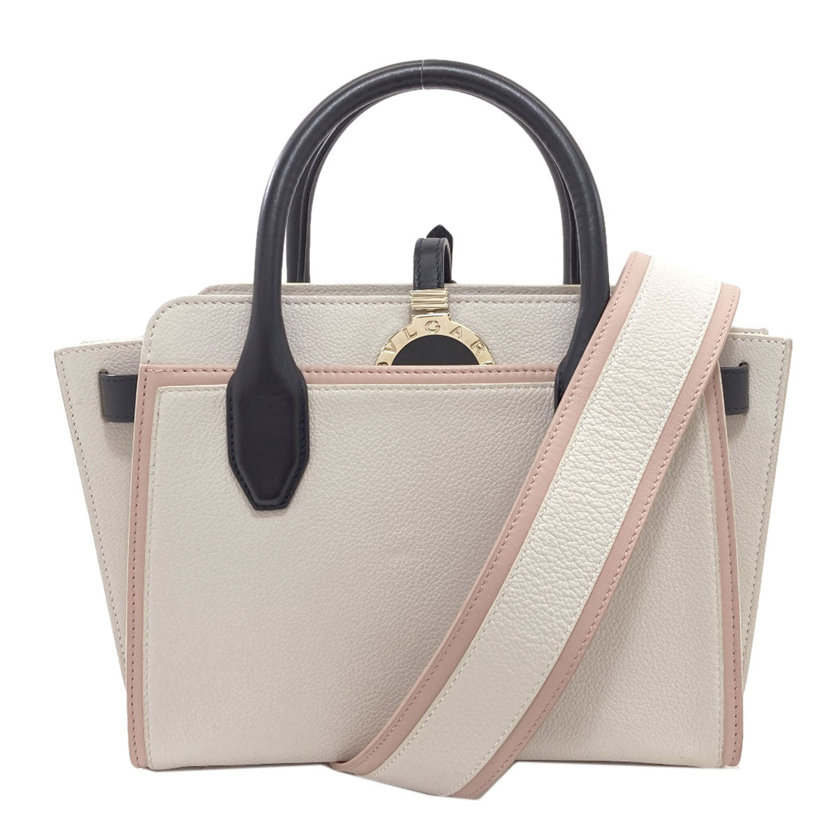 BVLGARI BVLGARI BVLGARI 2WAY Handbag Calf Ladies [Used]