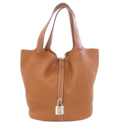 HERMES Picotin Lock MM SilverHardware Handbag Taurillon Clemence Ladies [Used]