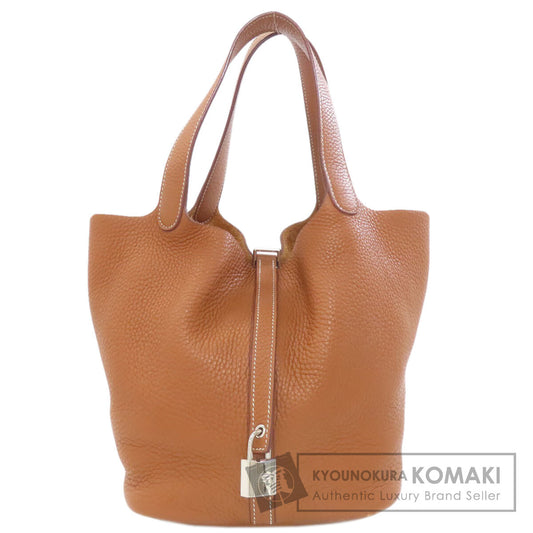 HERMES Picotin Lock MM SilverHardware Handbag Taurillon Clemence Ladies [Used]
