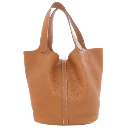 HERMES Picotin Lock MM SilverHardware Handbag Taurillon Clemence Ladies [Used]