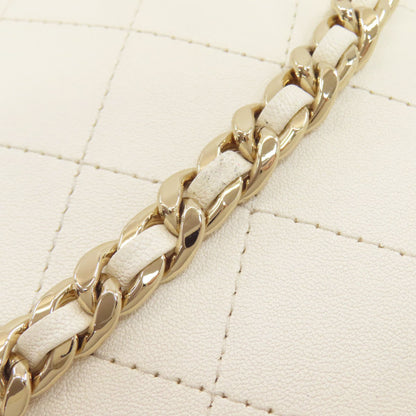 CHANEL Matelasse COCO Mark GoldHardware Shoulder Bag Calf Ladies [Used]
