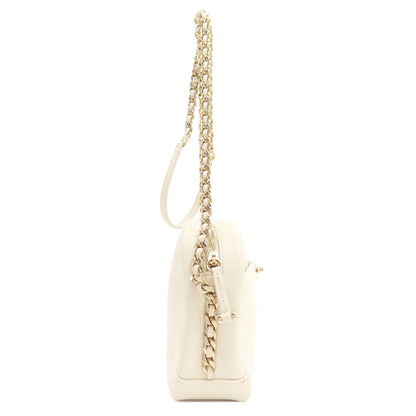 CHANEL Matelasse COCO Mark GoldHardware Shoulder Bag Calf Ladies [Used]