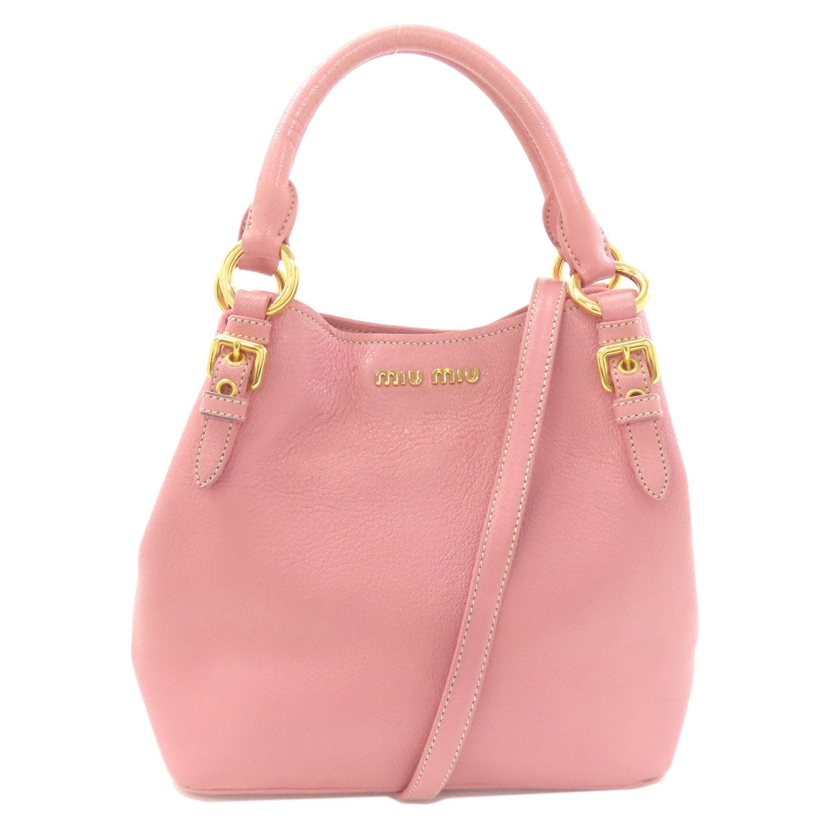 MIUMIU 2WAY Handbag Leather Ladies [Used]