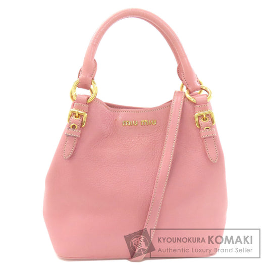 MIUMIU 2WAY Handbag Leather Ladies [Used]