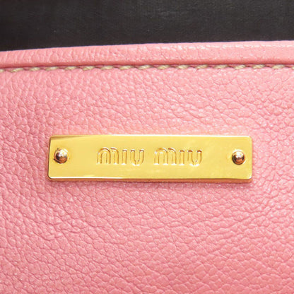 MIUMIU 2WAY Handbag Leather Ladies [Used]