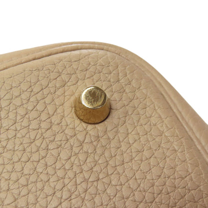 HERMES Picotin Lock MM Trench GoldHardware Handbag Taurillon Clemence Ladies [Used]