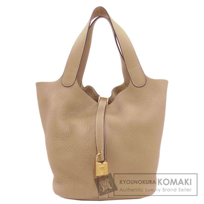 HERMES Picotin Lock MM Trench GoldHardware Handbag Taurillon Clemence Ladies [Used]
