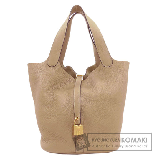 HERMES Picotin Lock MM Trench GoldHardware Handbag Taurillon Clemence Ladies [Used]