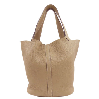HERMES Picotin Lock MM Trench GoldHardware Handbag Taurillon Clemence Ladies [Used]