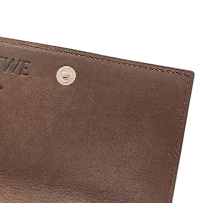 LOEWE anagram Card Case Calf Ladies [Used]