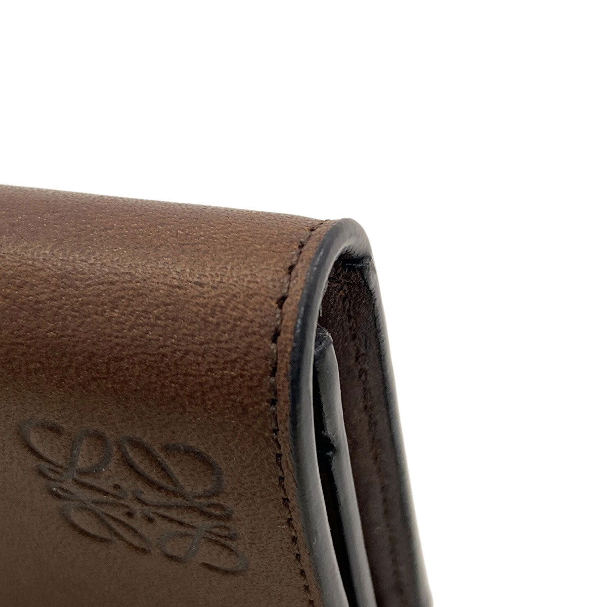 LOEWE anagram Card Case Calf Ladies [Used]