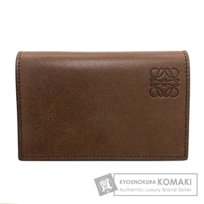 LOEWE anagram Card Case Calf Ladies [Used]