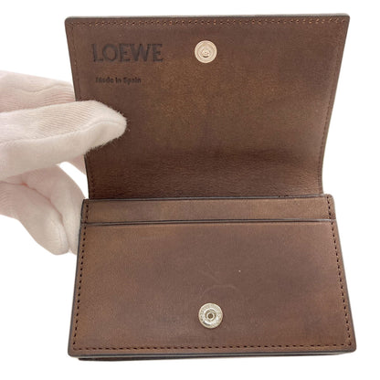 LOEWE anagram Card Case Calf Ladies [Used]