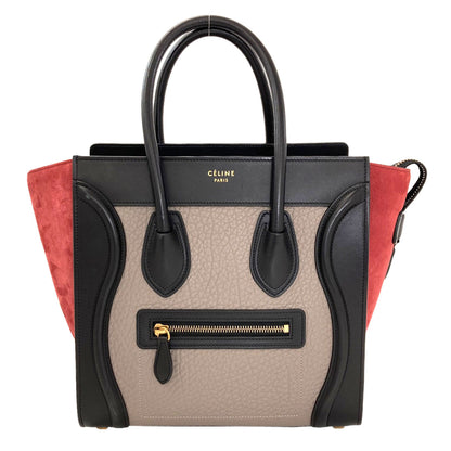 CELINE Luggage micro Handbag Calf Ladies [Used]