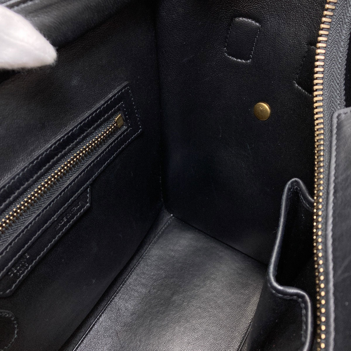 CELINE Luggage micro Handbag Calf Ladies [Used]