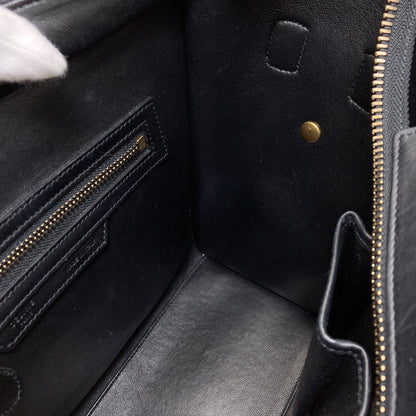 CELINE Luggage micro Handbag Calf Ladies [Used]