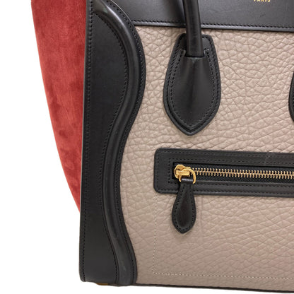 CELINE Luggage micro Handbag Calf Ladies [Used]