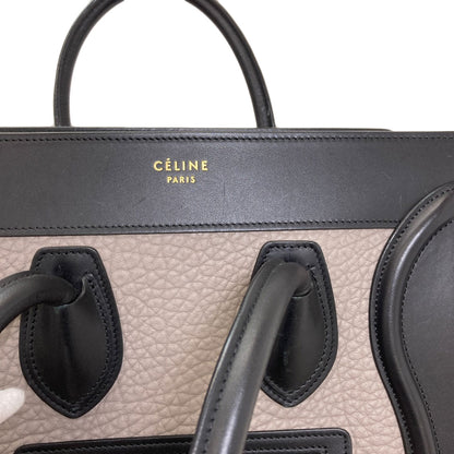 CELINE Luggage micro Handbag Calf Ladies [Used]