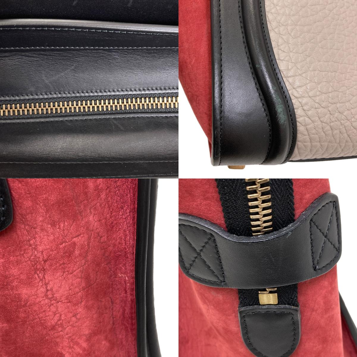 CELINE Luggage micro Handbag Calf Ladies [Used]