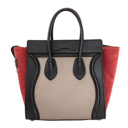 CELINE Luggage micro Handbag Calf Ladies [Used]