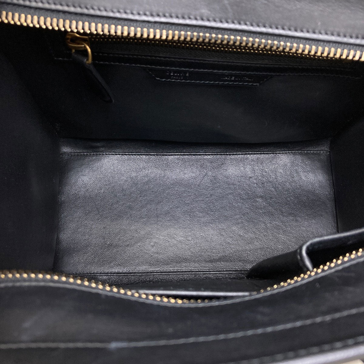 CELINE Luggage micro Handbag Calf Ladies [Used]