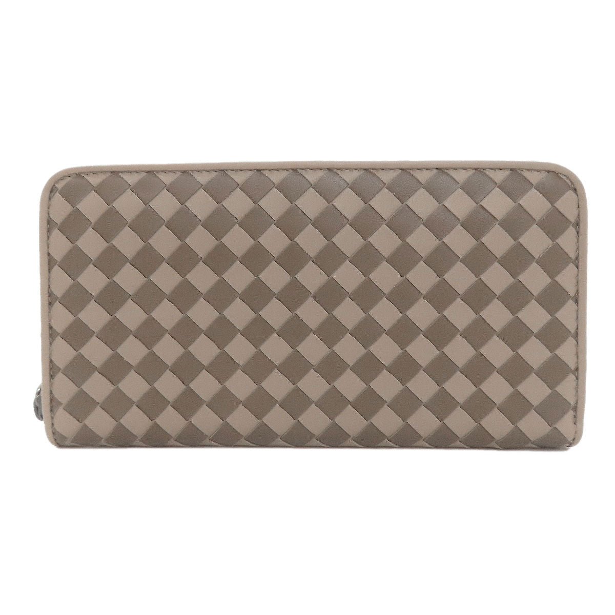 BOTTEGA VENETA Intrecciato Long wallet (with coin pocket) Leather Ladies [Used]