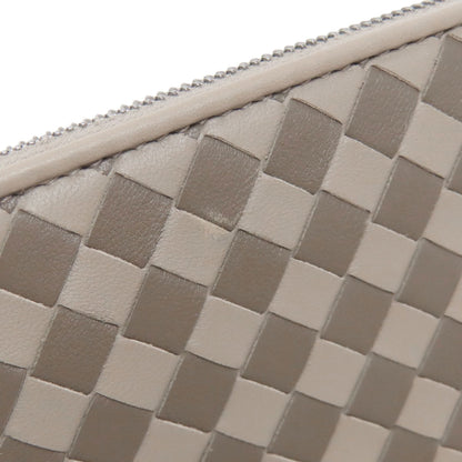 BOTTEGA VENETA Intrecciato Long wallet (with coin pocket) Leather Ladies [Used]