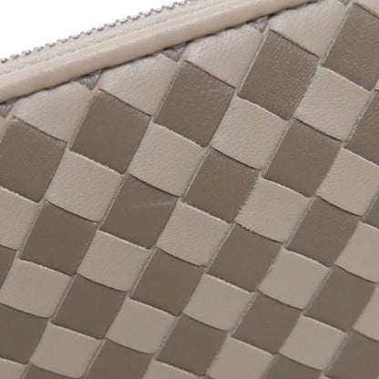 BOTTEGA VENETA Intrecciato Long wallet (with coin pocket) Leather Ladies [Used]