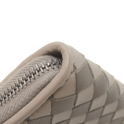 BOTTEGA VENETA Intrecciato Long wallet (with coin pocket) Leather Ladies [Used]